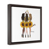 Yellow Cheers - Framed Wrap Canvas Print