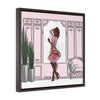 Love is in the air - Framed Wrap Canvas Print