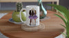 Purple Cheers White 15oz Ceramic Mug