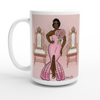 Queen White 15oz Ceramic Mug