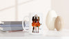 Orange Cheers White 15oz Ceramic Mug