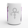 Purple Rain White 15oz Ceramic Mug