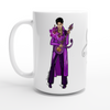 Purple Rain White 15oz Ceramic Mug