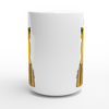 Yellow Power - White 15oz Ceramic Mug