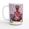 Meditation White 15oz Ceramic Mug